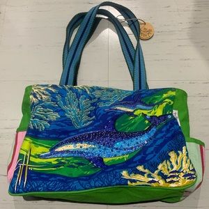 Guy Harvey Dolphin tote